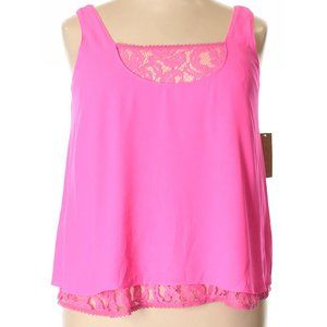 Curvy Pink Lace-Blouse - Plus Size 3X - (NEW)